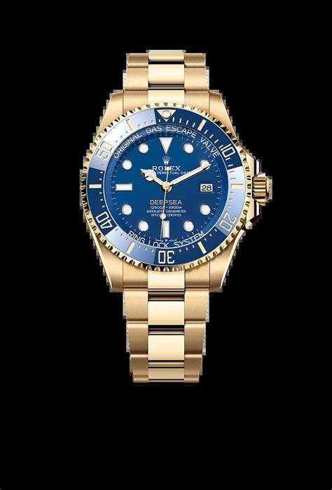 rolex deepsea watch 18 ct